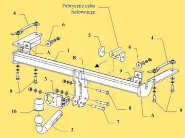 NOVÝ ZAŘÍZENÍ(HÁK) +SVAZEK HONDA HR-V HRV OD 1999 JAKOST E20