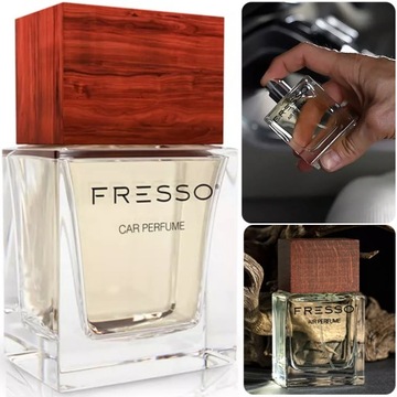 FRESSO PERFUMY SAMOCHODOWE GENTLEMAN 50 ML ZAPACH AUTA SAMOCHODU ODŚWIEŻACZ