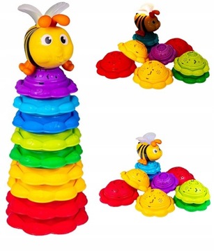 Smily Play PIRAMIDKA PSZCZÓŁKA świeci uczy MÓWI PL
