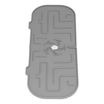 СЛИВ ПОД ЛЕНТУ, КОВРИК ДЛЯ РАКОВИНЫ, СЕРЫЙ ПОДКЛАДОК