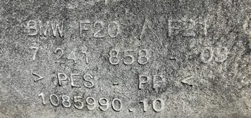 314 BMW 1 F20 F21 PODBĚH PRAVÉ ZADNÍ 7241858