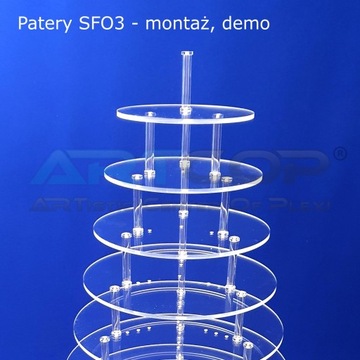 МЕГА тарелка из оргстекла для банкетного печенья,тортов