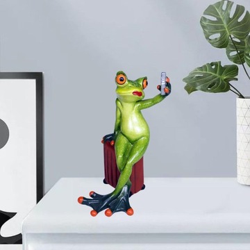 Миниатюрная фигурка Bhuuno Creative Selfie Frog
