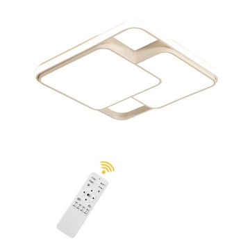 Lampa sufitowa nowoczesna LED 38W ściemniana pilot