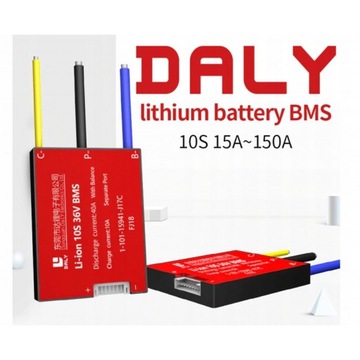 Модуль DALY BMS 10S 15A 60A 36-42В литий-ионный IP67 PCM