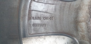 DISK HLINÍK PEUGEOT OE 2008 6.5" X 16" ET 20 ET20 9678398177