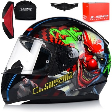 KASK MOTOCYKLOWY LS2 FF353 RAPID II HAPPY DREAMS SYSTEM PINLOCK ECER 22.06