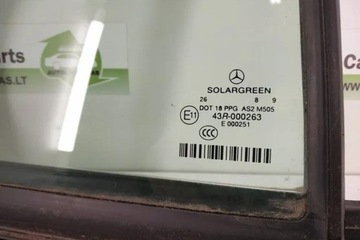 KOLEJNICE OKNO ZADNÍCH DVEŘE MERCEDES-BENZ S (W221) 43R000263 2.99L DIESEL