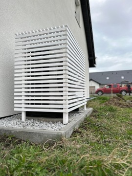 Деревянная крышка кондиционера - Натуральные цвета - Крышка кондиционера