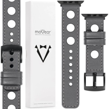Kožený řemínek pro Apple Watch 10 9 8 7 6 5 Se Ultra 49/46/45 Polský Movear