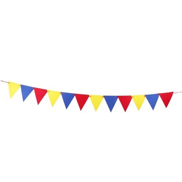 Śliczny filcowy materiał urodzinowy proporzec flaga piłka baner flagi trójkątne
