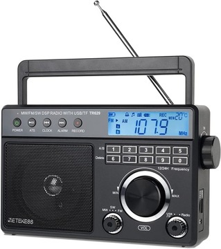 RADIO SIECIOWE AM FM SW DSP RETEKESS TR629