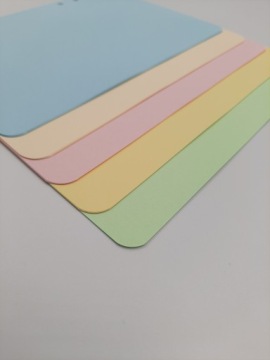 ЦВЕТНОЙ вкладыш блокнота-планера 6 КОЛЬЦЕВ А5 ПАСТЕЛИ - КЛАСС КАЧЕСТВА II