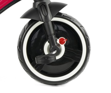 Трехколесный велосипед Elite Plus Qplay Pink с ручкой детский