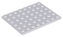 LEGO 3036 J szara (LBG) płytka 6x8 4211408 1szt