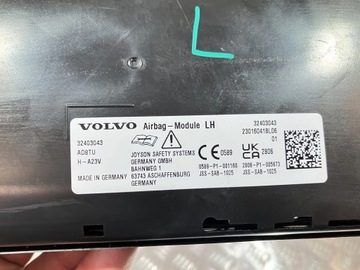 ULOŽENÍ VZDUCHOVÁ SEDADLA LEVÝ VOLVO EC40 C40