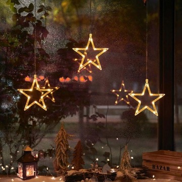 Светодиодная звезда для подвески на рождественское окно - Осветите свое окно волшебством