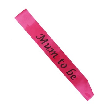 Be With Heart Pattern Sash Baby Shower