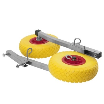 Транцевые колеса KT400HPoly для понтона из нержавеющей стали + бескамерные