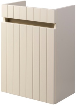 MIGDAŁOWA Szafka Łazienkowa 40 cm Wisząca FREZOWANE Fronty MDF