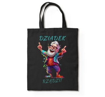 Torba bawełniana dla dziadka - Dzień dziadka - Dziadek rządzi!