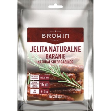 JELITA NATURALNE BARANIE KABANOSY FRANKFURTERKI