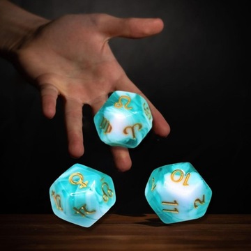 3x Многогранные игральные кости D12 Карты в многогранном стиле для вечеринок