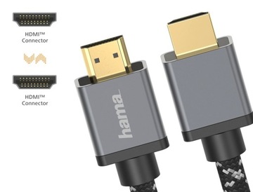 Кабель Hama Ultra High Speed ​​8K HDMI 2.1 2м серый
