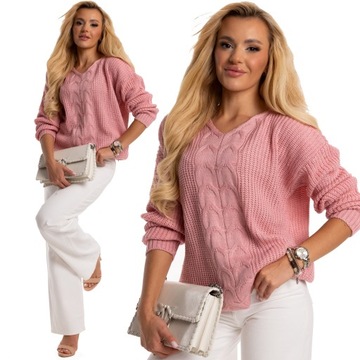 Luźny Milusi SWETER DAMSKI Oversize Dużo Kolorów