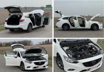 Mazda 6 III Kombi 2.2 SKYACTIV-D I-ELOOP 175KM 2013 Mazda 6 BEZ DPF navi alu ledy PISEMNA GWARANCJA w cenie Transport KREDYT, zdjęcie 20