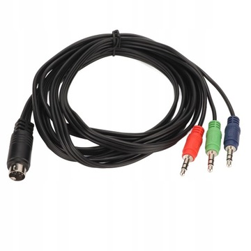 Kabel Mini DIN do 3 DC 3,5 mm 9 Pin Plug and Play