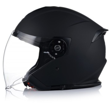 ОТКРЫТЫЙ МОТОЦИКЛЬНЫЙ ШЛЕМ ORIGINE PALIO, МАТОВЫЙ ЧЕРНЫЙ, СКУТЕР CHOPER + BLENDA