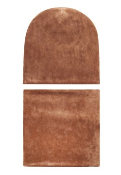 ВЕЛЮРОВЫЙ КОМПЛЕКТ ЖЕНСКИЙ, ЗИМА ОСЕНЬ ЗИМНЯЯ ШАПКА, ДВОЙНОЙ КОРИЧНЕВЫЙ