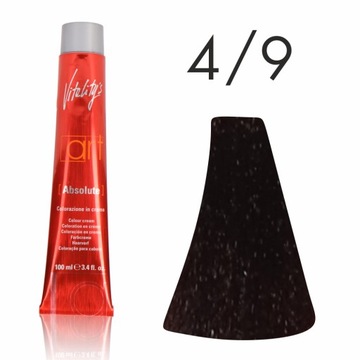 Farba do włosów VITALITY'S ART ABSOLUTE 4/9 100ML czekoladowy średni brąz