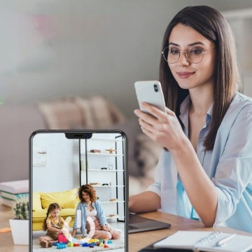 МИНИ-КАМЕРА НАБЛЮДЕНИЯ HD 4K WIFI УМНАЯ ИК-ОБНАРУЖЕНИЕ ЧЕРНАЯ HDeye