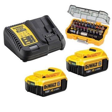 БЕСЩЕТОЧНЫЙ КОМБО-НАБОР DEWALT 3 ШТ. 18 В 2xAKU