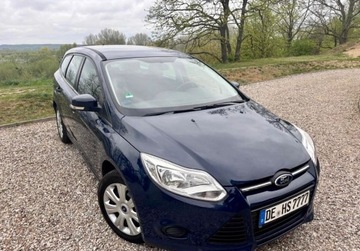 Ford Focus III Kombi Facelifting 1.0 EcoBoost 100KM 2014 Ford Focus 2014 rok Benzyna KLIMA OPLACONY z Niemiec Zamiana 100KM, zdjęcie 1