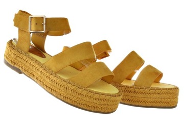 SANDAŁY ESPADRYLE NA PLATFORMIE LEKKIE 6223 roz 37