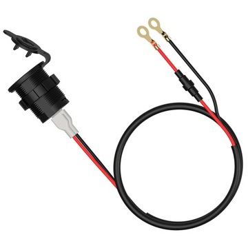 Автомобильное зарядное устройство Alogy Mini Car Charge со светодиодной розеткой для мотоциклов обеспечивает питание