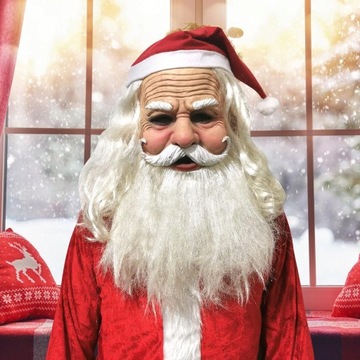 MASKA ŚW.MIKOŁAJA ŚWIĘTA MIKOŁAJ STRÓJ PREZENTY