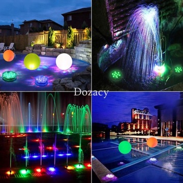 ВОДОНЕПРОНИЦАЕМАЯ RGB 13LED ЛАМПА ДЛЯ БАССЕЙНА, 4 ШТ.