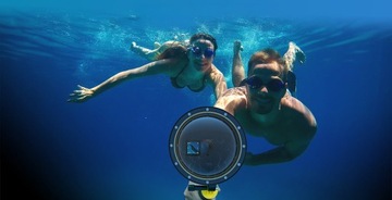 Подводный корпус, порт Telesin Dome для камер DJI Osmo Action 3/4