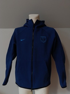 Nike Fc Barcelona bluza z kapturem full zip logo męska M