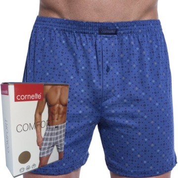 CORNETTE bokserki COMFORT box luźne 008/311 wzór jeans 4XL