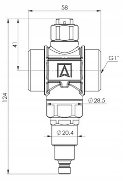 КЛАПАН АНТИФРИЗ AAV 100 PN10 1 ДЮЙМ AFRISO