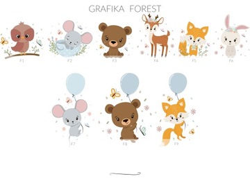 лес | MERCI PETITS УПАКОВЫВАЕТ ПОДАРКИ НА ДЕНЬ РОЖДЕНИЯ ГОСТЕЙ