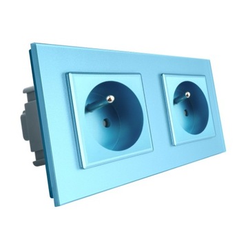 LIVOLO GNIAZDO WTYKOWE PODW. Z BOLCEM 2 X 230V N