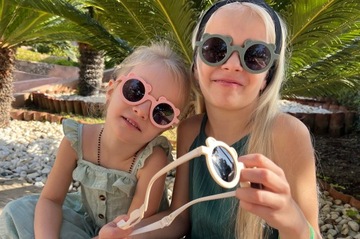 Bigeye плюшевые уши медвежьи очки для детей, поляризованный UV400, набор 2-9 лет