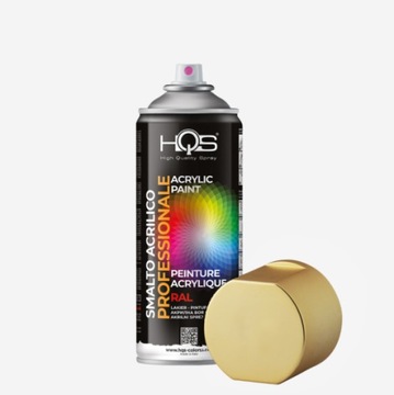 SPRAY ZŁOTY MAT 400ML HQS