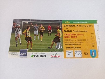 SANDECJA NOWY SĄCZ - RUCH RADZIONKÓW 19-03-2011